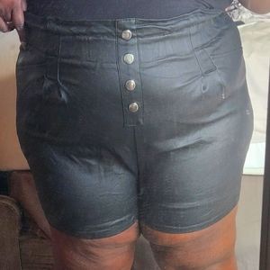 FAUX Leather Shorts